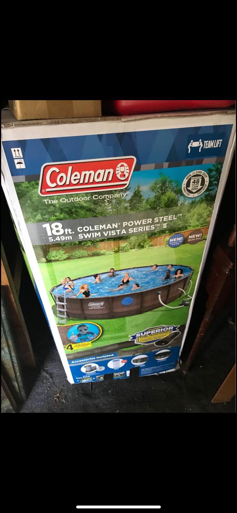 Coleman above ground pool