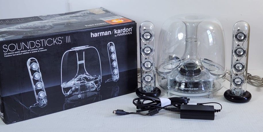 Harman Kardon SoundSticks III 2.1 Speaker System #572
