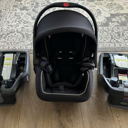 GRACO SnugRide 35 Lite LX Infant Car Seat (2 bases included)