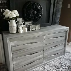 Rustic Grey Dresser 