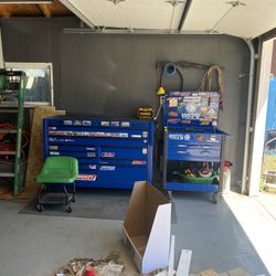 Matco Tool Box And Service Cart Bundle 