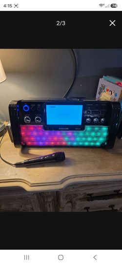 Singing Machine Groove XL Bluetooth Karaoke System with Screen & Mic