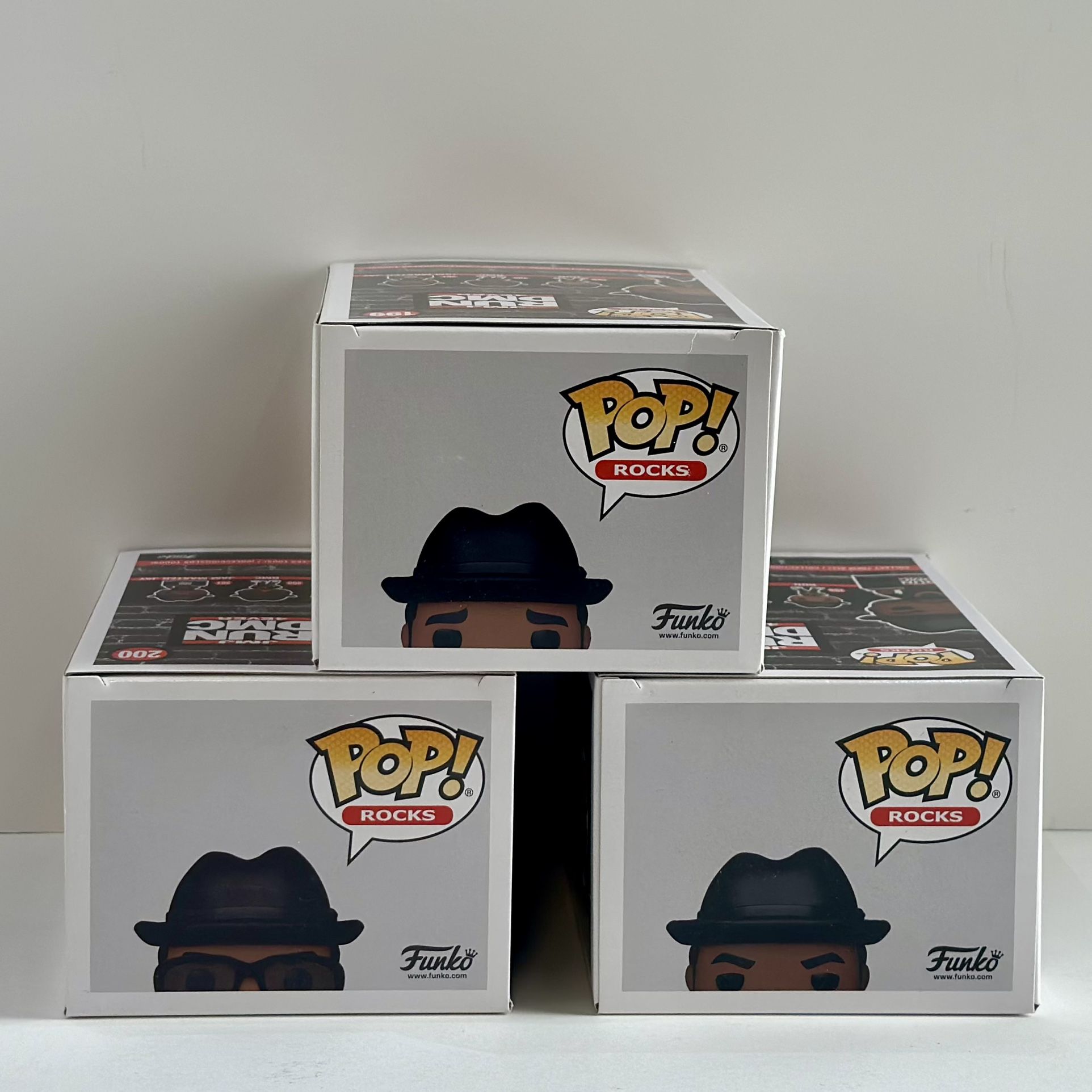 Funko Pop! Rocks: JMJ RUN DMC 4EVER - Full Set - RUN 199 - DMC 200 