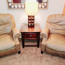 Grayish Tan Recliners