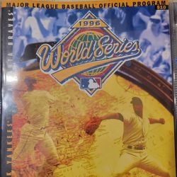 1996 World Series Program 