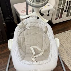 ✨ Graco DuetConnect LX Swing & Bouncer – Like New! ✨