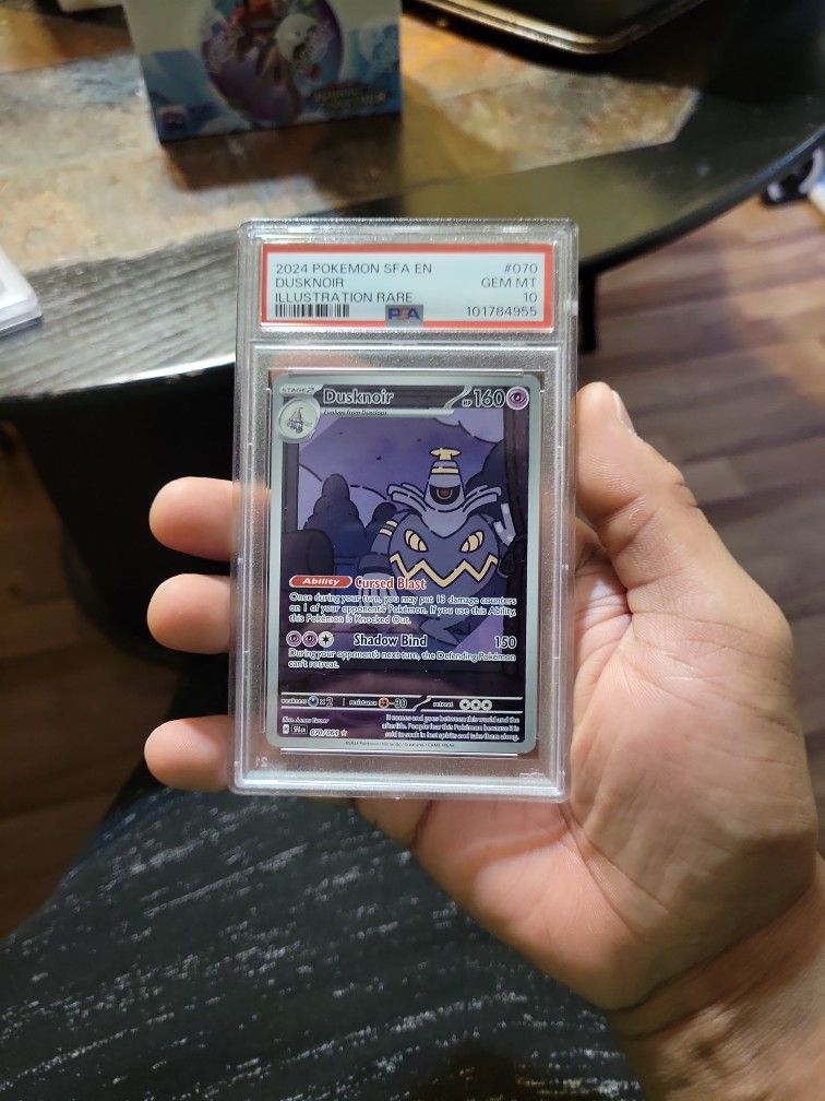 2024 POKEMON SFA EN DUSKNOIR ILLUSTRATION RARE GEM MT 10