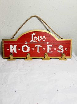 Love Note Wall Hanging Home Decor