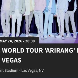 BTS Las Vegas 5/24 *TWO TICKETS Price Is For Both