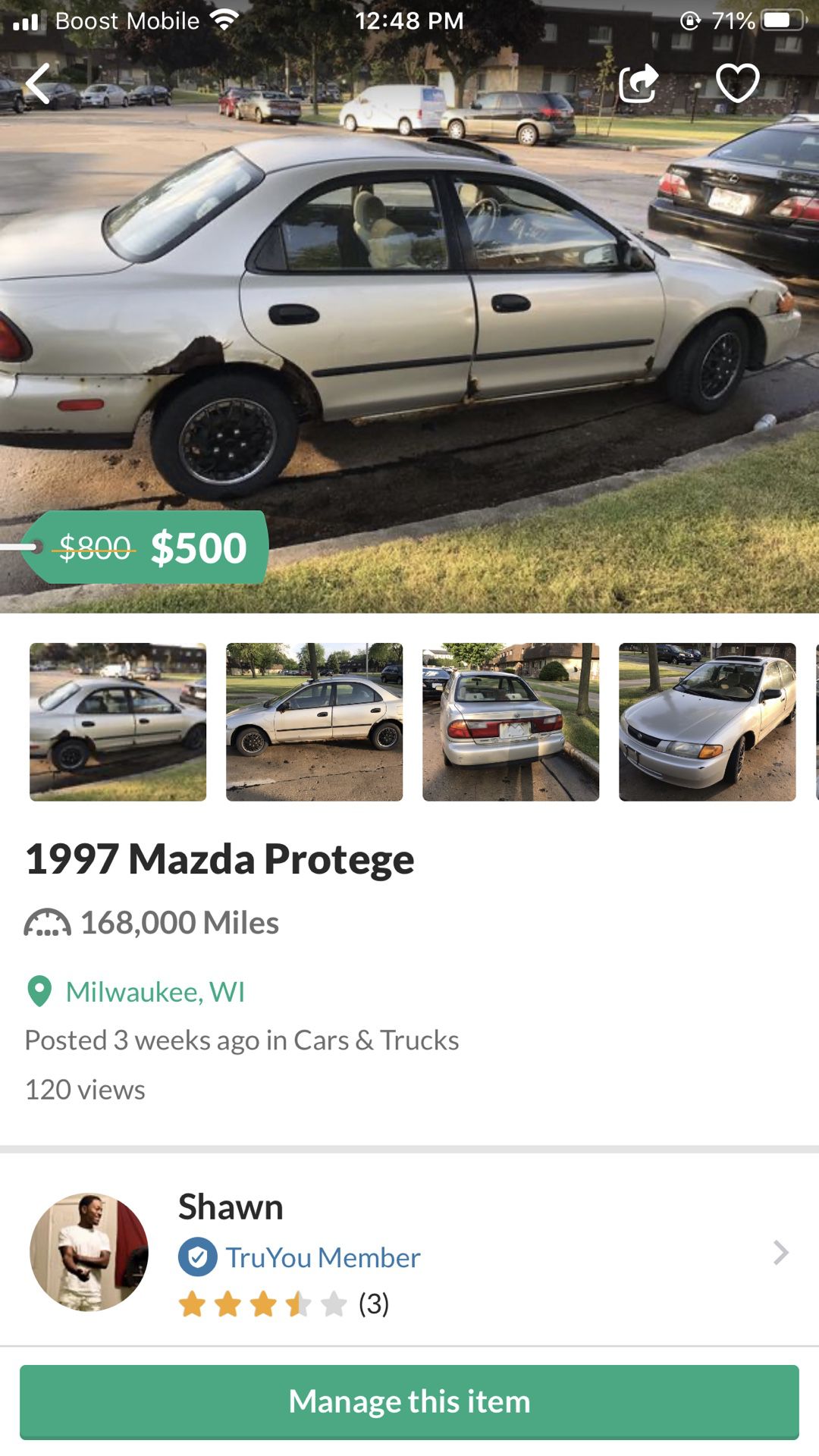 1997 Mazda Protege