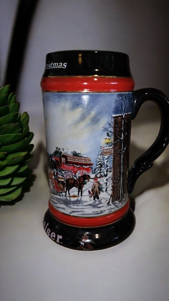 Vintage 1992 Budweiser Stein