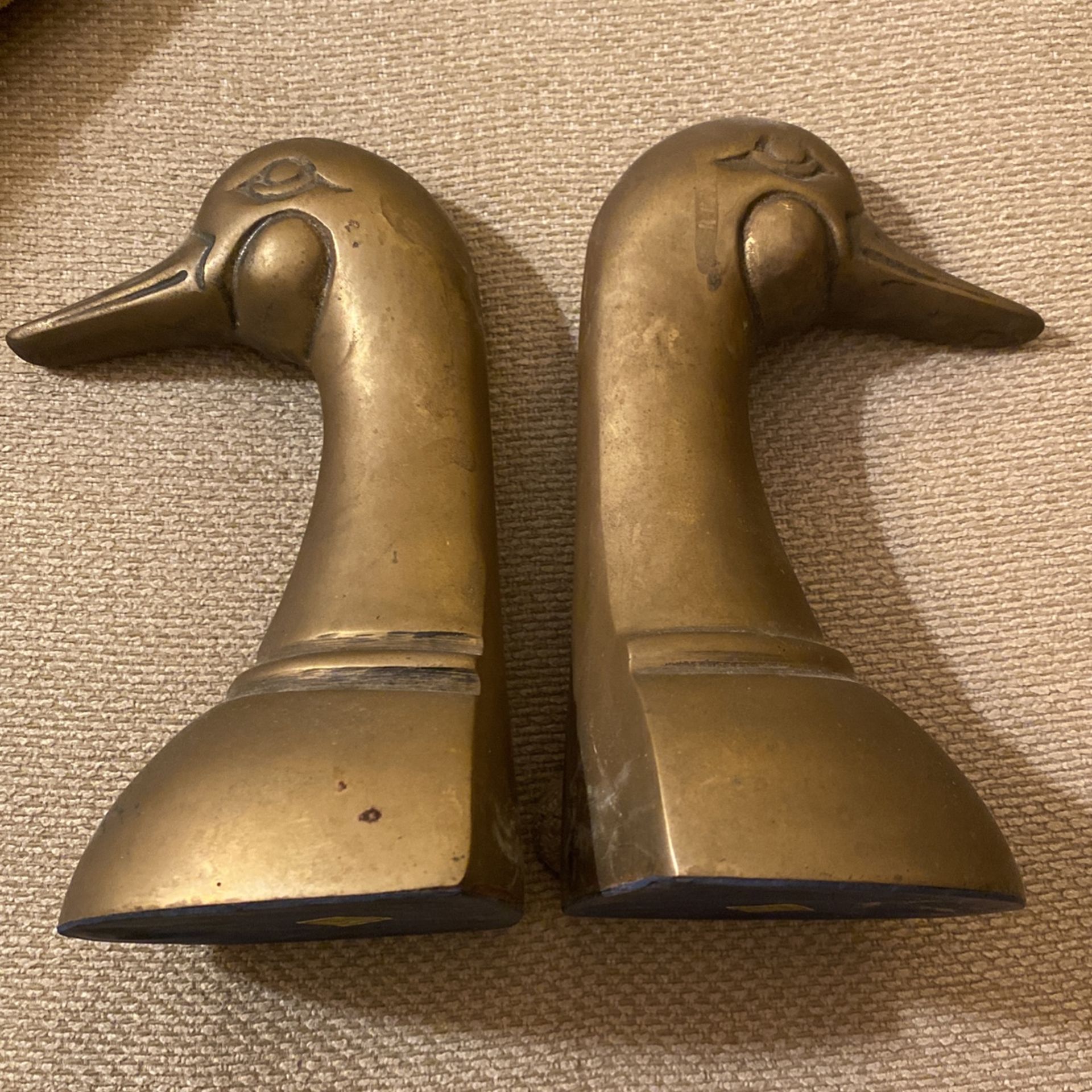 Antique Duck Bookends