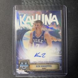 Bowman University Chrome The Big Kahuna Autographs Kon Knueppel