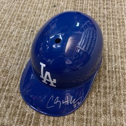 Dodgers Clayton Kershaw Autograph Souvenir Batting Helmet