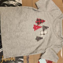 Baby Girl christmas tree shirts new sz 18 months