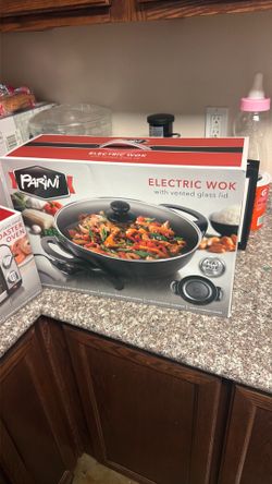 Paring oven and electric wok