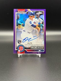 Owen Caissie Topps Chrome 2026