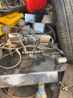 Set de Llantas nuevas para vw buggy y set de pedales con clotch hidráulico y palancas para frenos individuales y