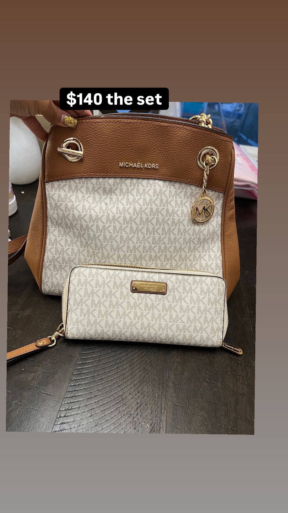 Michael Kors Purse & Wallet Set