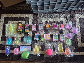 $3 squishies get them before they're gone pink strawberry Starbucks drink Gumdrop Turtles seashells