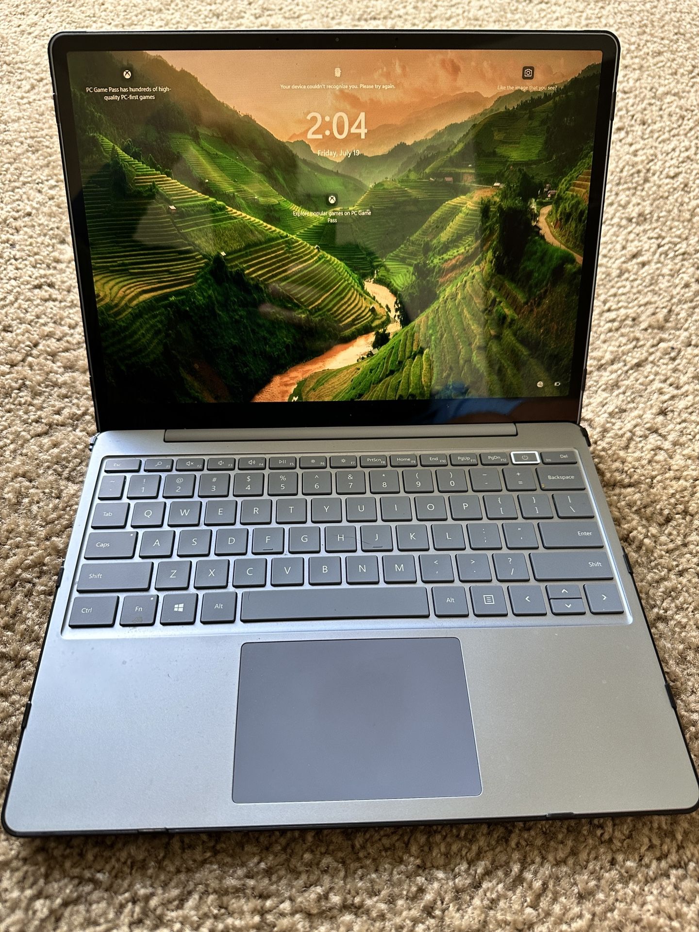 Microsoft Surface Go 2 laptop