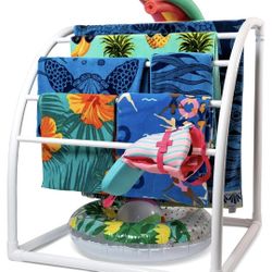 7 bar Poolside Storage Rack 