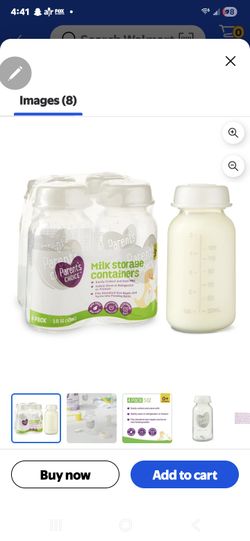 Parents Choice Milk Bottle Storage  4 Pack New