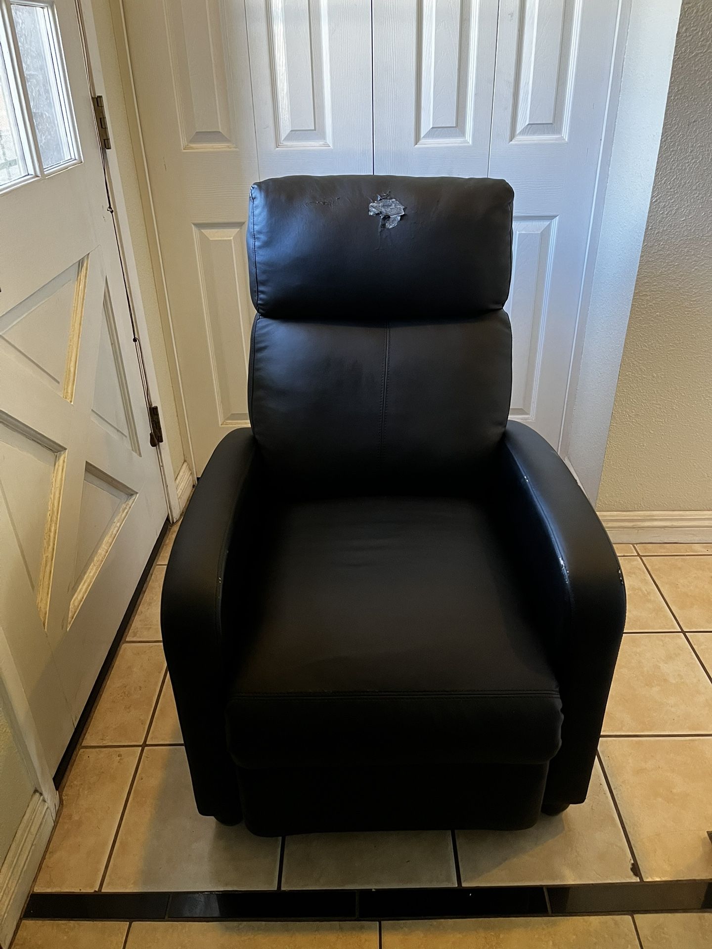 Basic Black Recliner