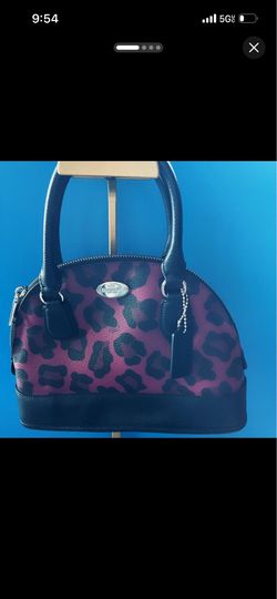 Limed Edition Leopard Coach Alma