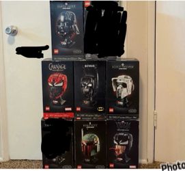LEGO Helmet Set Collection – Star Wars & Marvel