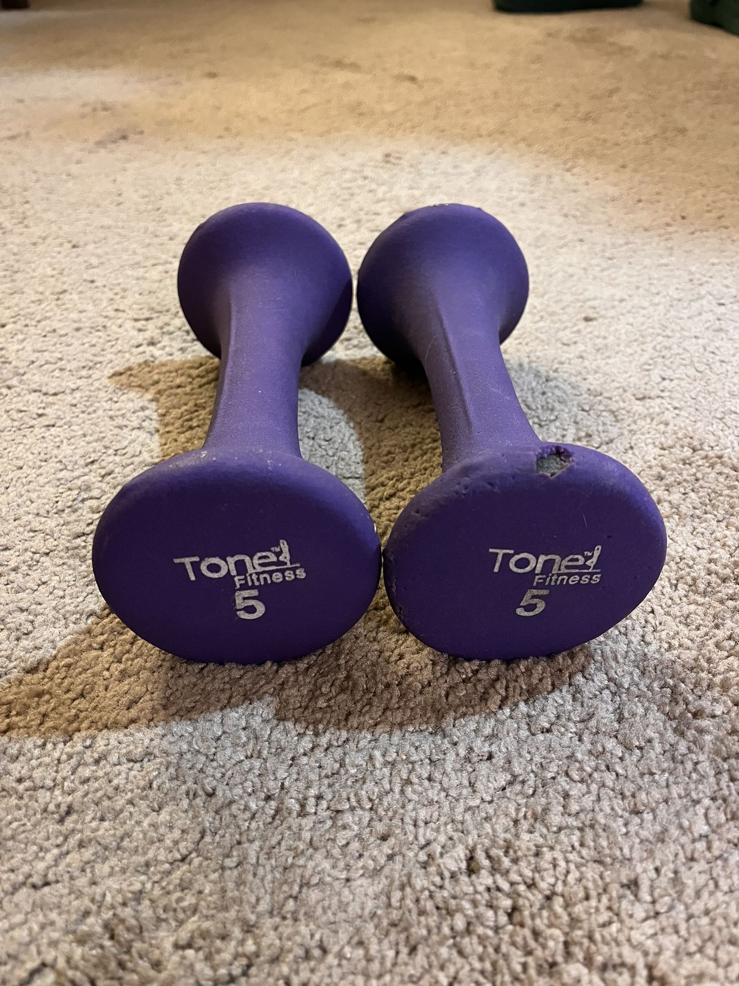 5lb Dumbbell Set, Used