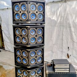 Bose Model 800 Pa Or Studio Speakers W EQs