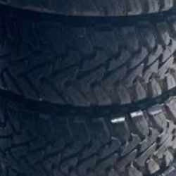 35x12.50R20 4 used tires toyo open country M/T