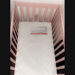 Pink New Crib 
