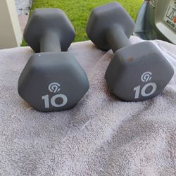 Coated Weights 10 Lb As Seen In Picture