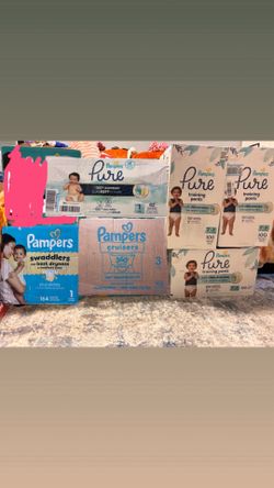 Pampers Diapers Size 1, size 3 and 2T-3T Training Pants OBO