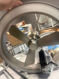 Fan and light
