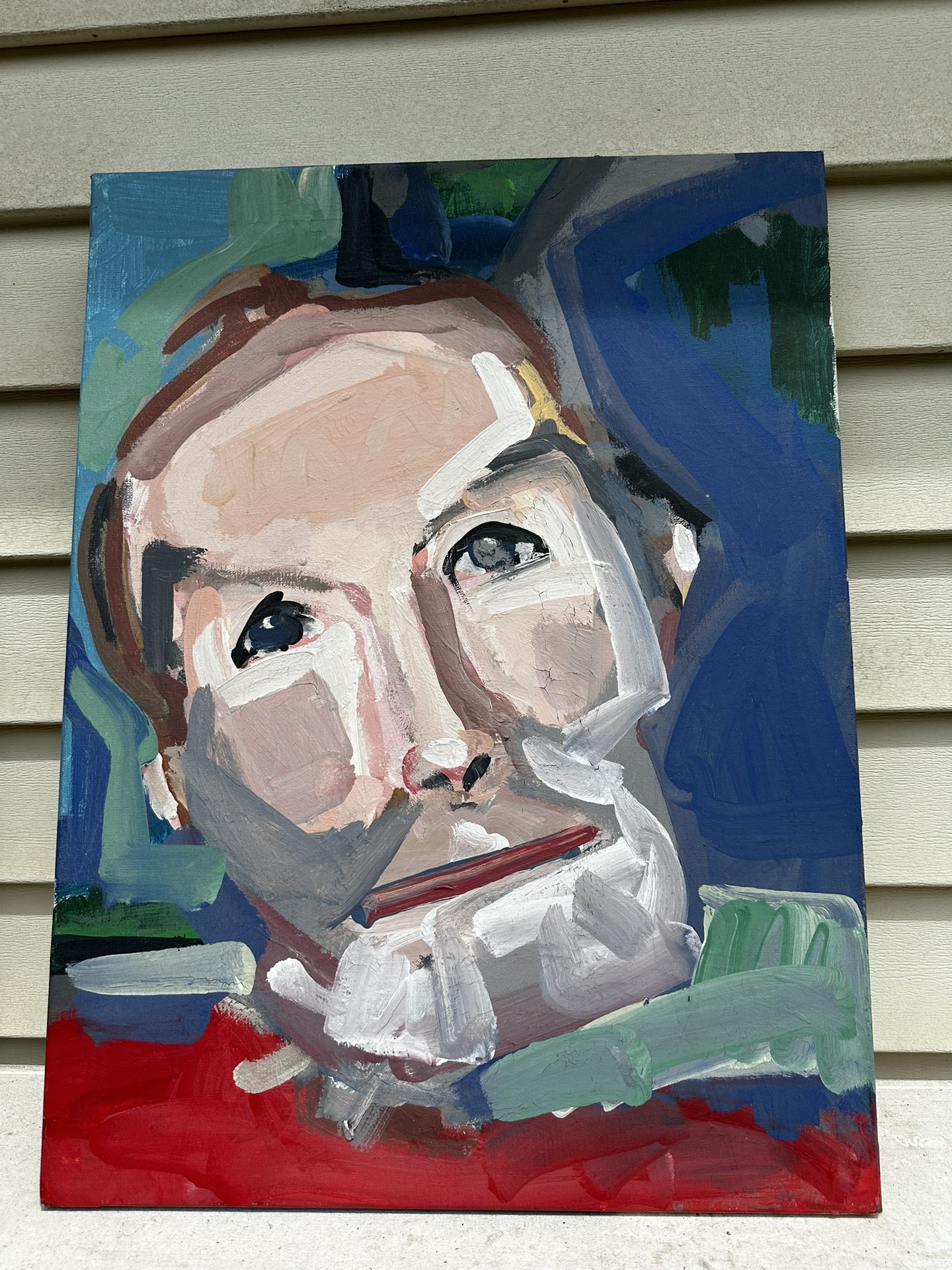 Hand painted Wall Art Portrait Decor Canvas