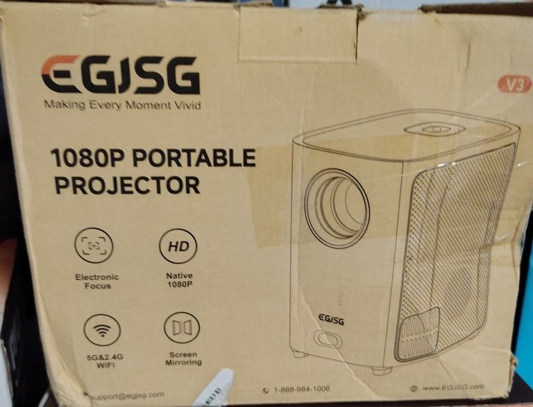 Projector With Screen 