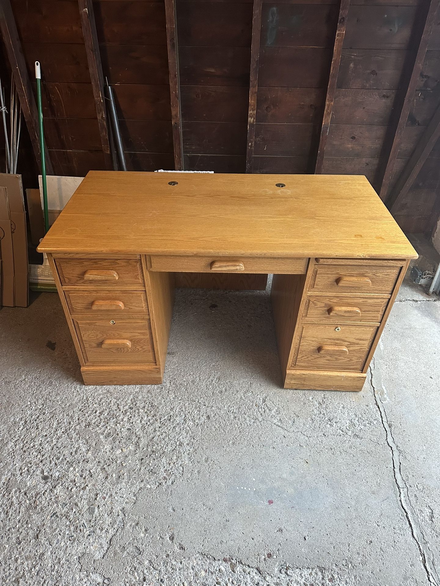 Winners Only Oak Desk