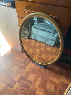 Oval shaped near