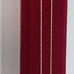 10K GOLD ROPE CHAIN. NEW.