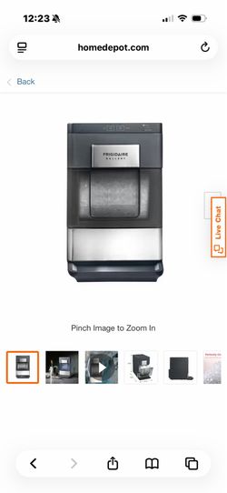 Pebble ice machine