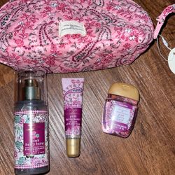 EXCLUSIVE Vera Bradley & Bath & Body Works Pink Berry Burst Paisley Bag 