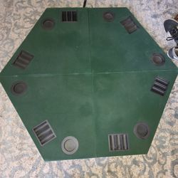 MARLBORO UNLIMITED COMPASS POKER TABLE TOP PORTABLE WITH TRAVEL CASE