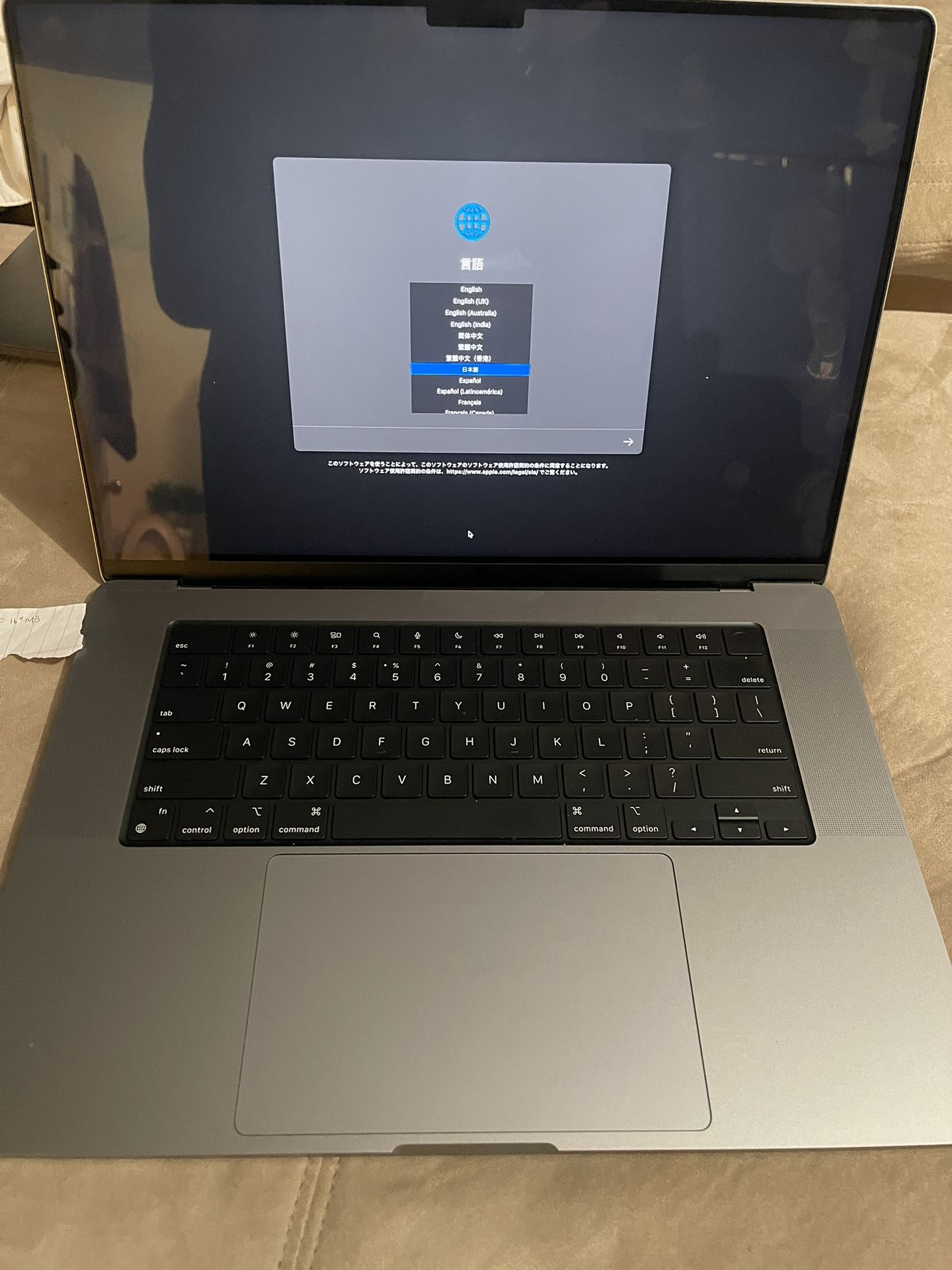 MacBook 14” M1 Pro chip 2021