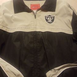 Old school brand new windbreaker oakland Raider Jacket