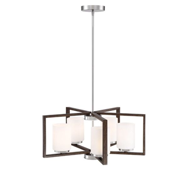 Madison 5 Light Bronze Chandelier Designs 5 Light Polished Nickel And Corona Bronze Chandelier With Etched