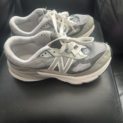 Grey And White New Balance 990