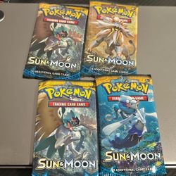 Pokemon Suns And Moon 4 Pack  65$